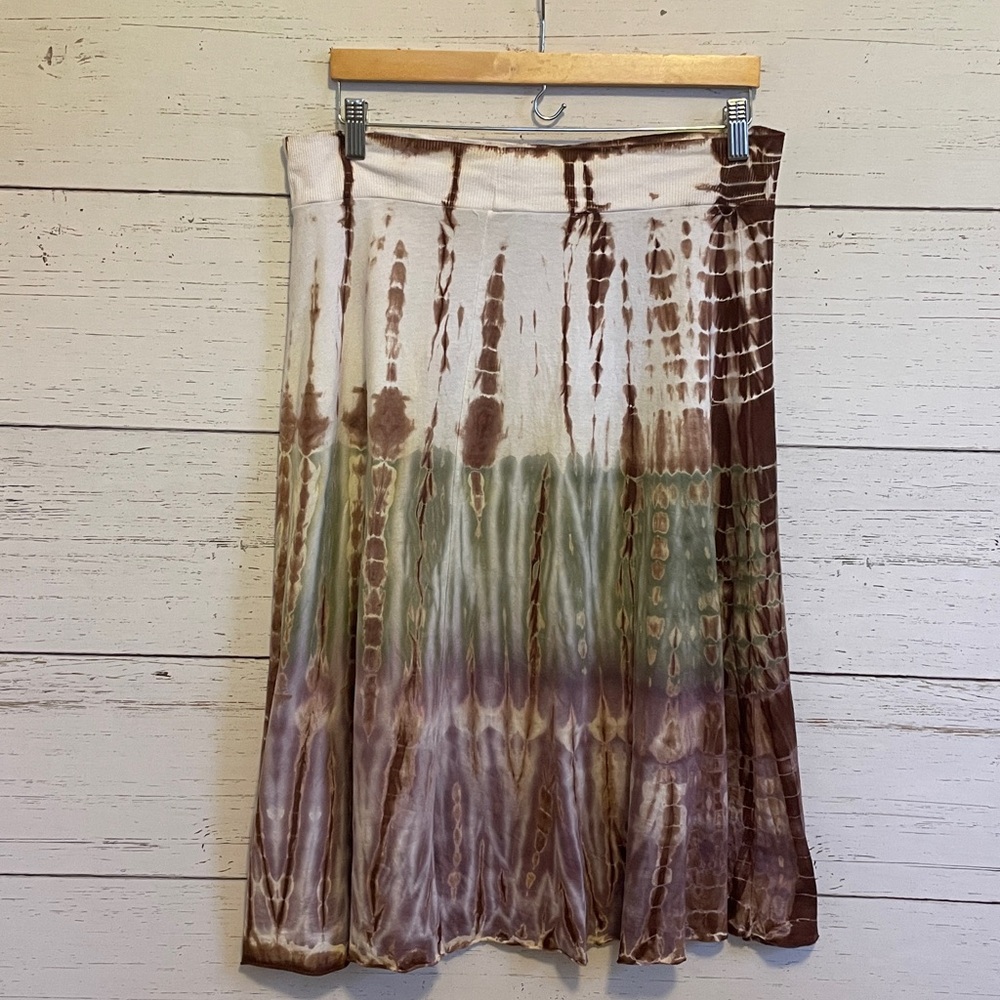 Tryst Tie Dye Cotton Skirt, size M - Picture 3 of 12